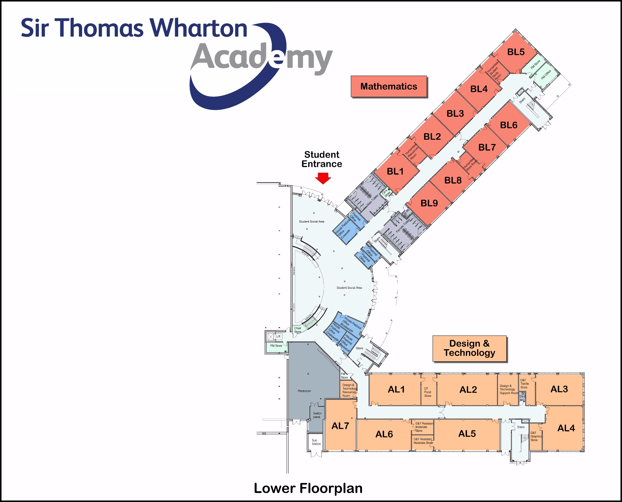 STWA Lower Ground Floor Map